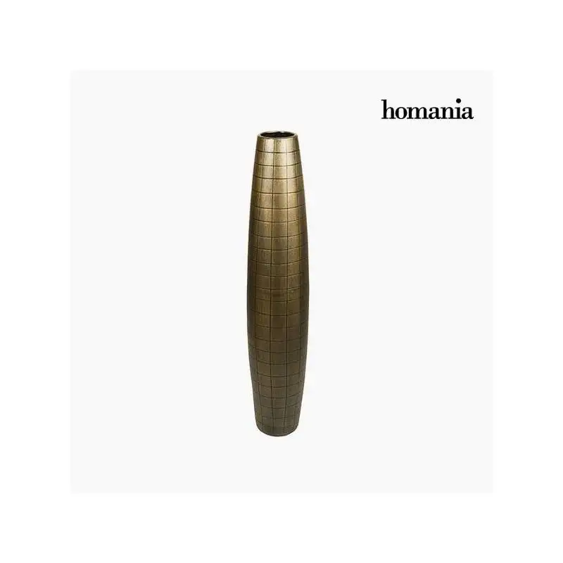 Ваза Напольная керамическая золотая(19x19x100 см) от Homania