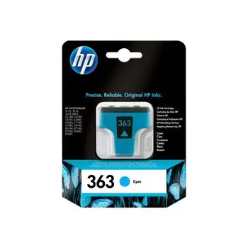 

Original ink cartridge cyan HP 363 for HP Photosmart C5190 / C6180 / C6270 / C7280 (C8771EE)