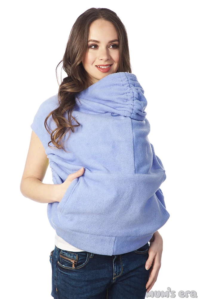 Слингонакидка MUM'S ERA АГАТА Накидка для слинга Накидка для мамы и малыша Теплая накидка для новорожденного Накидка-кенгуру
