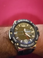 Reloj de pulsera deportivo para hombre, cronógrafo Digital LED con alarma y fecha automática, resistente al agua hasta 50M, informal, a la moda, 8033