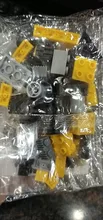 Mini transporte Original de maquetas de bloques ensamblados, coche Compatible con bloques de construcción pequeños, ciudad, policía, bloques para hacer avión, juguetes, regalo para chico