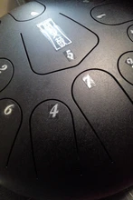 Drum Padded-Drum-Bag Meditation Mallets Steel Yoga 12inch Brand 13-Tone with Pair of