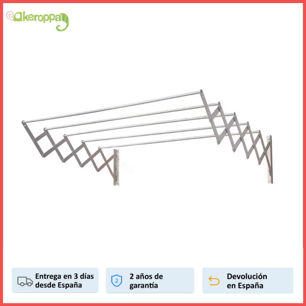 Tendedero Extensible Pared Oryx Epox 1,4 Metros