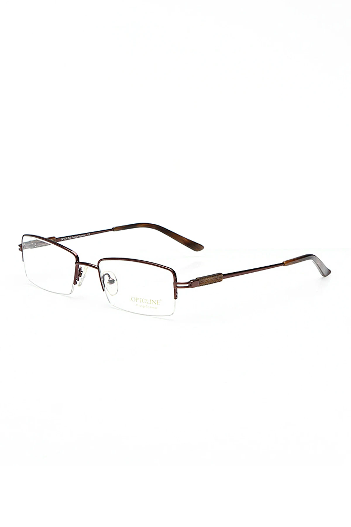 

Markamilla Men Reading Glasses Frame Demo Glasses Eyewear Transparent High Quality MenOptoline F-S 3754 BR