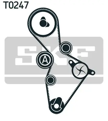 Рем.комплект ГРМ Audi A4/A6, VW Passat/Golf, Skoda Octavia 2.0FS