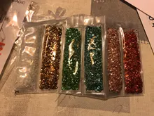 Relleno de piedras de vidrio roto para decoración de uñas, molde para relleno de resina, manualidades, Diy, fabricación de joyas