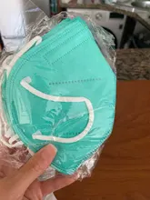 Mascarilla ffp2reutilizable kn95 para adultos, Máscara protectora con certificado ce, 100 Uds.