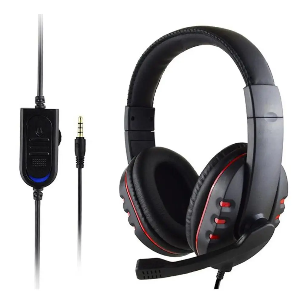 Wired Gaming Headphones 40mm Driver Bass Stereo with Mic Headsets Noise Isolating for PS4 for XBOX ONE PC Mic
