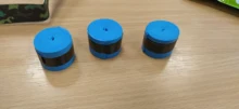 Empuñadura de goma para raqueta de bádminton, accesorio antideslizante, absorbente para el sudor, con mango de goma, cinta de bobinado, 3 uds.