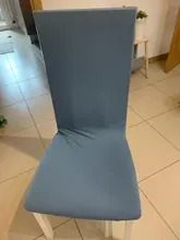 Protector Chair-Covers Spandex Wedding Universal-Size Hotel Banquet Color Grey for 1PC