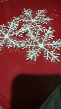 WEIGAO-30 Uds. Decoraciones para árboles de Navidad, adornos de copos de nieve blancos, decoración para fiesta de Navidad para el hogar, nieve Artificial, Año Nuevo
