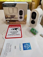 Cámara WiFi batería 3.0MP HD inalámbrico al aire libre cámara IP de seguridad vigilancia impermeable PIR alarma de Audio