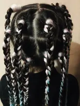 Hywamply 24 tamaño gigante sintético trenza extensión de pelo de Ombre Africana trenzado de archivo adjunto para giro caja trenzas nuevo Color