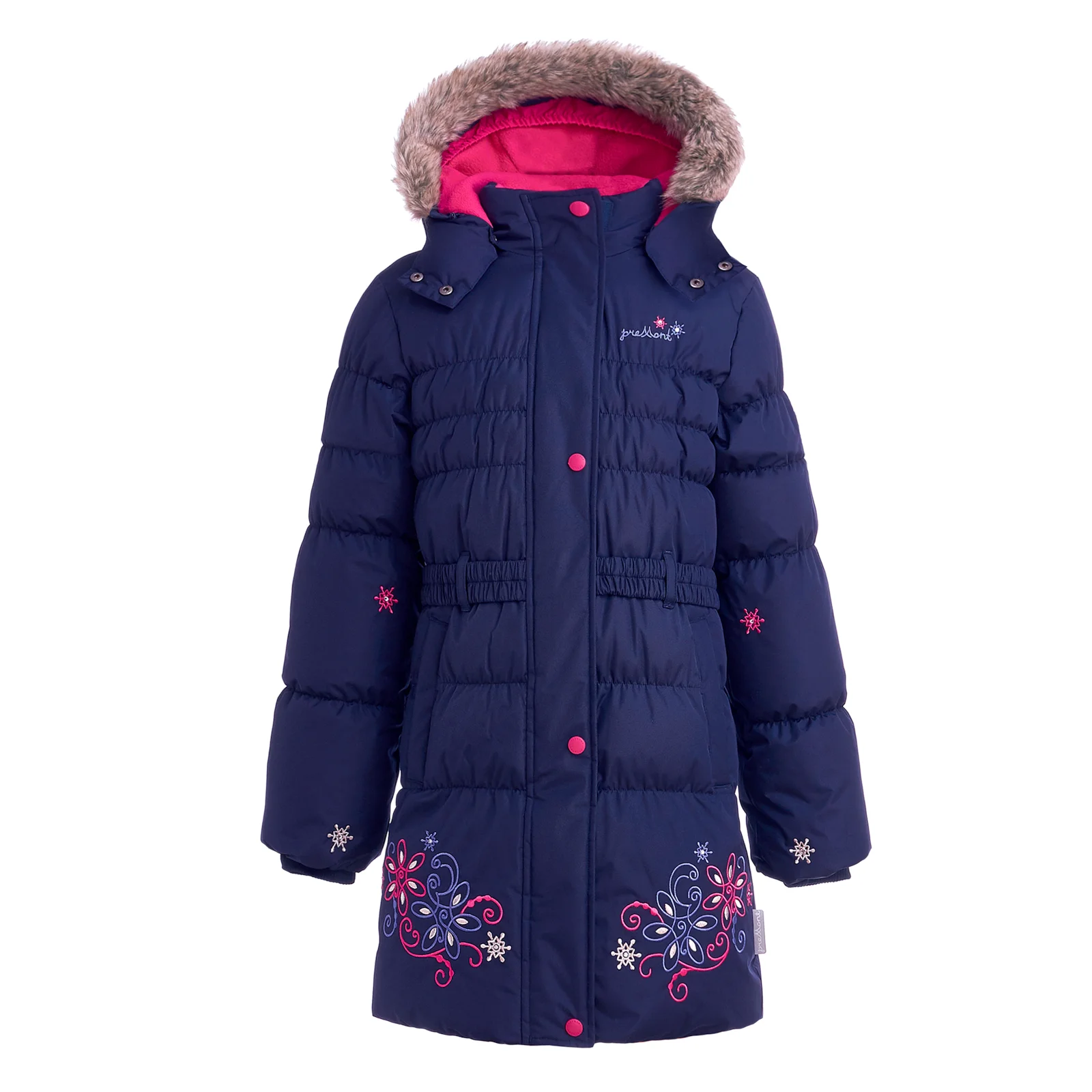 Зимнее пальто Premont WP91352 Dark Blue для девочек|Куртки и пальто| |