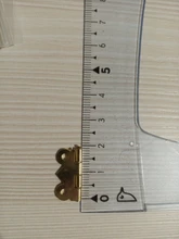 NAIERDI-Mini bisagras de mariposa para puerta, oro, plata, bronce gabinete, cajón, joyería, decoración, bisagra para muebles, 10 Uds.