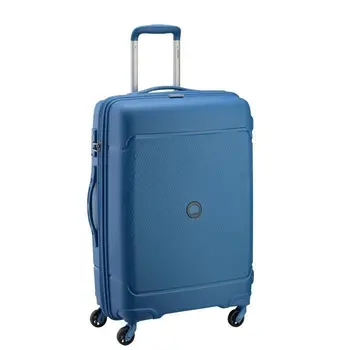 

VISA DELSEY Suitcase rigid polypropylene with 4 wheels 66cm SEJOUR Blue