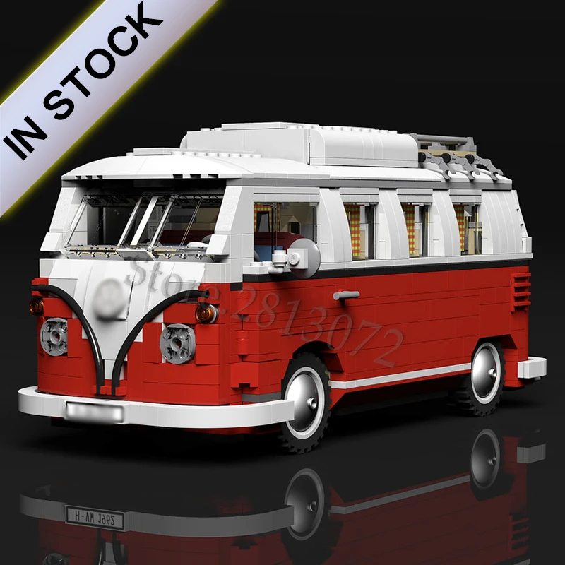 Camper RV 21001 Creator 10220 T1 туристический автомобиль 1354 шт совместимый 10220 10252 10242 модель buite блоки