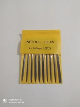 Juego de Limas de aguja para joyería, 10 Uds., tallado de madera, piedra de cristal de Metal, 3 tamaños