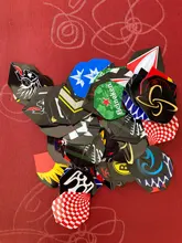 24 sets 72 Uds 2D bien Bling Dardos colas para Dardos bonitos vuelo de Dardos pluma al aire libre ala cola mixto