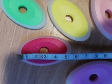 5 uds Neutral pluma borrable borrador especial mezcla enviar elíptica de plástico de goma para borrar de estudiante estudio papelería de la Oficina de la escuela suministros