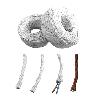 

Parallel woven textile 3X2,5MM white 100 meters