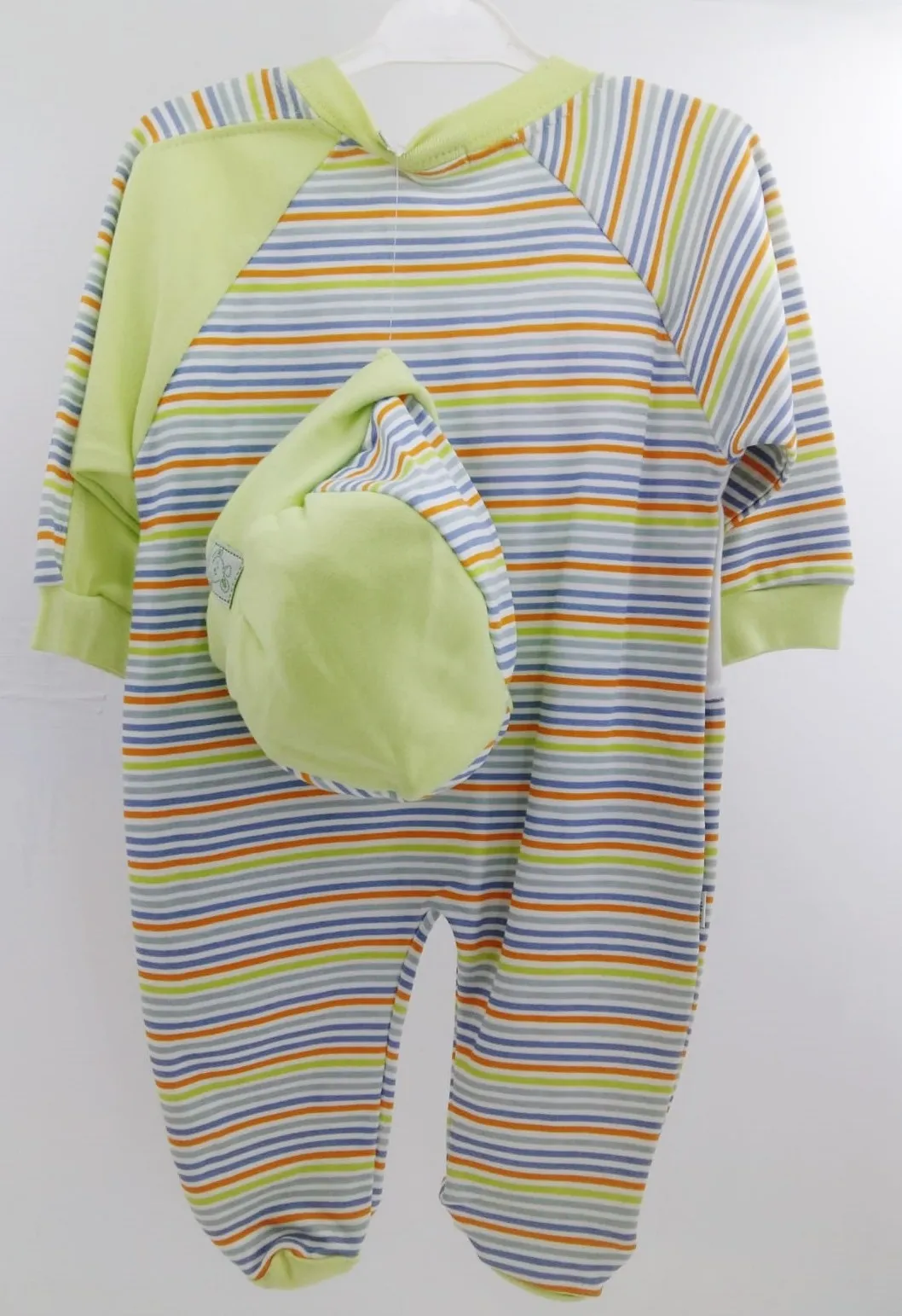 Yellow Green Stripe Rabbit Pattern Munchkin Bebe Palmgren 3 6 Month Male Baby Patikli Berelitulum Aliexpress