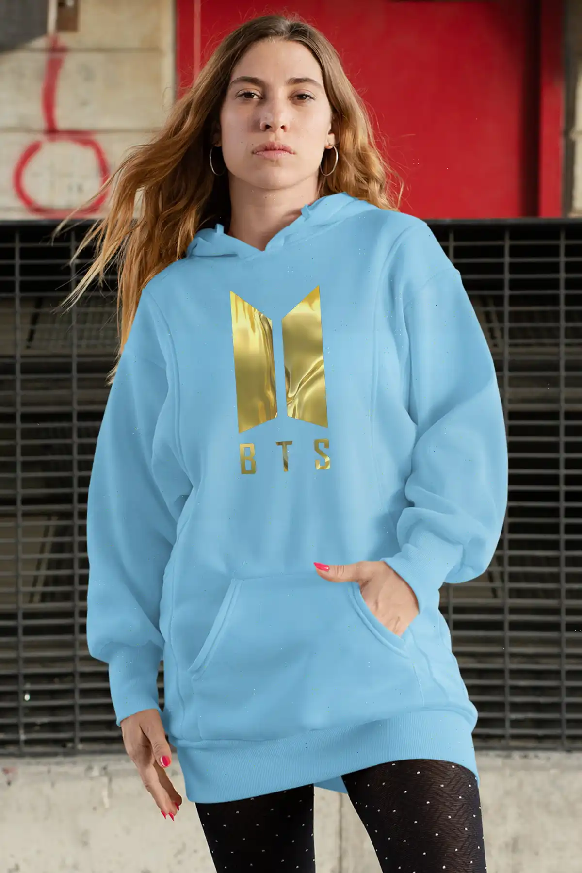 Bts blue sweatshirt Clearance