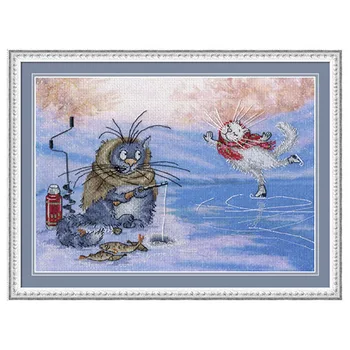 

Рк-506 set for embroidery 'MP studio ''ah you, zimushka-zima', 16x23 cm