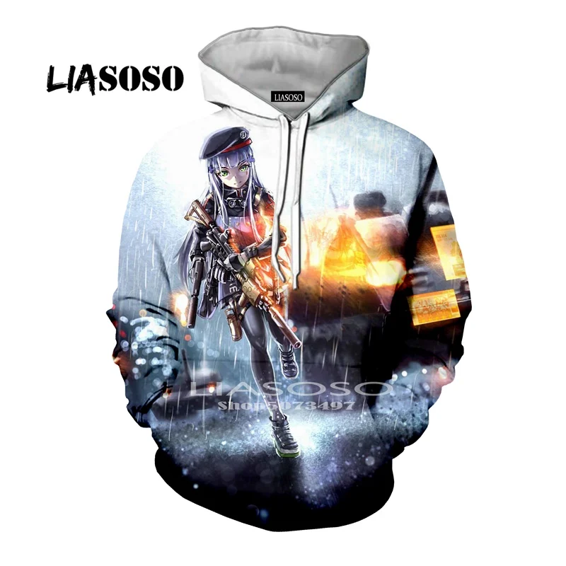 LIASOSO, 3D принт, для женщин и мужчин, аниме, для девочек, фронтальная толстовка, Зимние толстовки, хип-хоп пуловер, Harajuku, Повседневная Толстовка с длинным рукавом