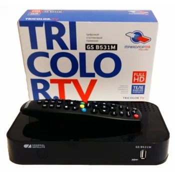 

GS b531m. Satellite Receiver tricolor-TV. 300 channels. Fast shipping