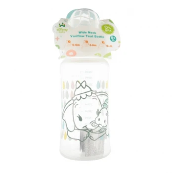 

BABY BOTTLE NECK WIDTH 360 ML | NIPPLE SILICONE 3 POSITIONS LITTLE TREASURES