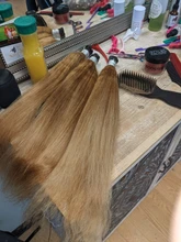 Microlinks-extensiones de cabello brasileño Afro para mujeres negras, cabello virgen 100%, con punta recta, a granel, EverBeauty