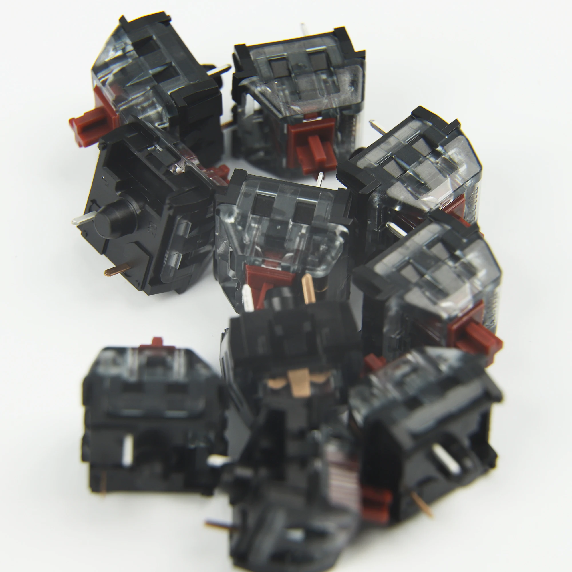 jogo, 10 pcs, prata, vermelho, cobre, bronze, smd, 3 pinos, pre-switch