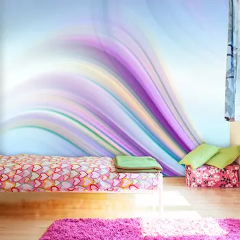 

Wall mural-Rainbow abstract background 200x154 cm