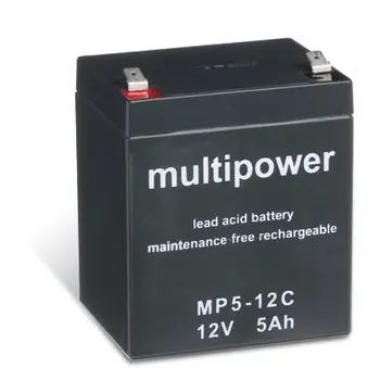 

Powery lead acid battery (multipower) MP5-12C zyklenfest