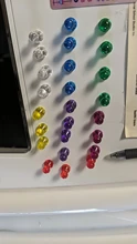 Neodymium Magnets Cones Whiteboard Fridge Home-Tools Office Strong 7-Colors with Box