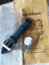 Correa de reloj de cuero mate para hombre y mujer, accesorio de marca de lujo, Vintage, 7 colores, 18mm, 20mm, 22mm, 24mm