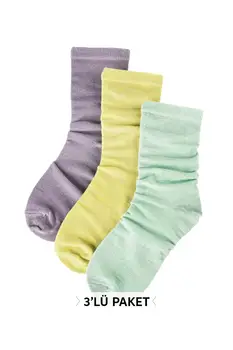 

Trendyol 3'lü Lurex Spliced Socks TWOAW20CO0056