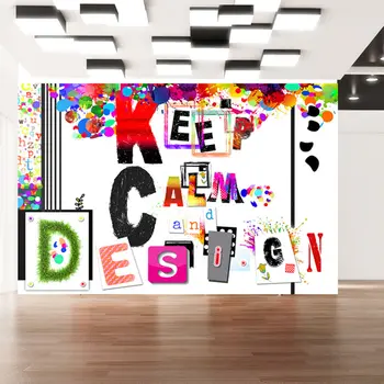 

Wall mural-Keep Calm and Design - 200x140 cm