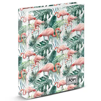 

A4 folder Ooh My Pop Tropical Flamingo Rings
