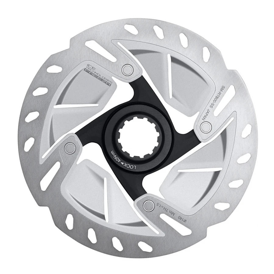 Ротор для шоссейных велосипедов ULTEGRA SM RT800 Ice Tech 140 мм 160 центральный замок дисковый