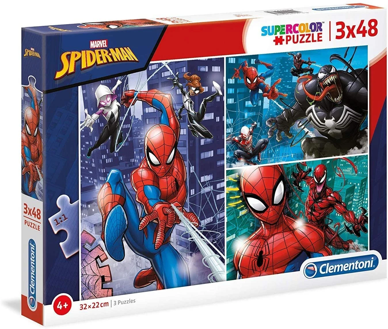 Spider Marvel, 3x48 piezas. Envío SEUR 24h.|Rompecabezas| AliExpress