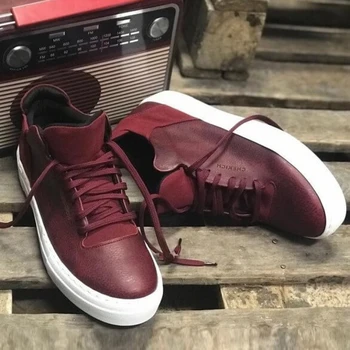 

Men Sneakers Casual Sport Shoes For Men Women Unisex Lace-up Men Shoes Lightweight Comfortable Flexible Fashion Style Leather Wedding Classic Shoes Breathable Walking Running Sneakers Tenis Masculino Zapatillas CH004