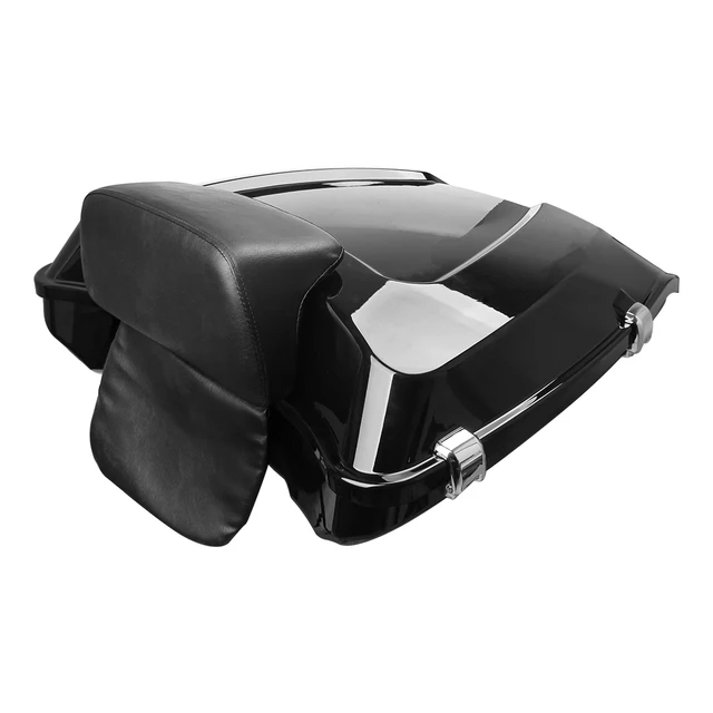 Motorcycle Trunk Luggage Tail Box Tour Pak Pack Angled For Harley