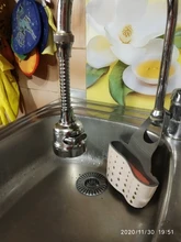 Rotating-Nozzle Faucet Diffuser Splash Kitchen-Aerator Pressurized Tap Mixer for 3-modes/Pressurized/Splash/..