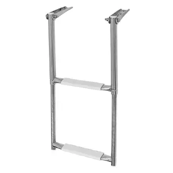 

Step folding/telescopic 2 steps, White steps