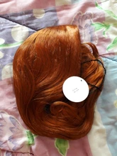 Peluca larga rizada de moda para mujeres negras, resistente al calor medio pelo negro, peluca sintética de fibra para Cosplay