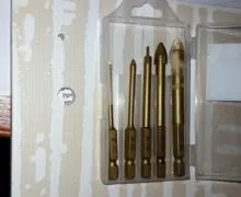 Drill-Bit-Set Tile-Cutter Power-Tools-Accessories Ceramic Glass Hex Shank TASP Carbide