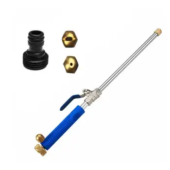 

High Pressure Car Washing Cleaning Water Gun With Regulating Valve Portable Alloy Car Washer Water Sprayer With Two Nozzles 2020