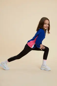 

DeFacto Sport Style Girls Fashion Slim Fit Black Pants Kids Casual Comfortable Leggings Simple Sportpants - M9258A620SP